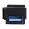 LogiLink Keystone USB 3.0 Type-A -liitin, naaras-naaras, musta