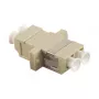 LogiLink LC Duplex -monimuotokuitusovitin laipalla, beige