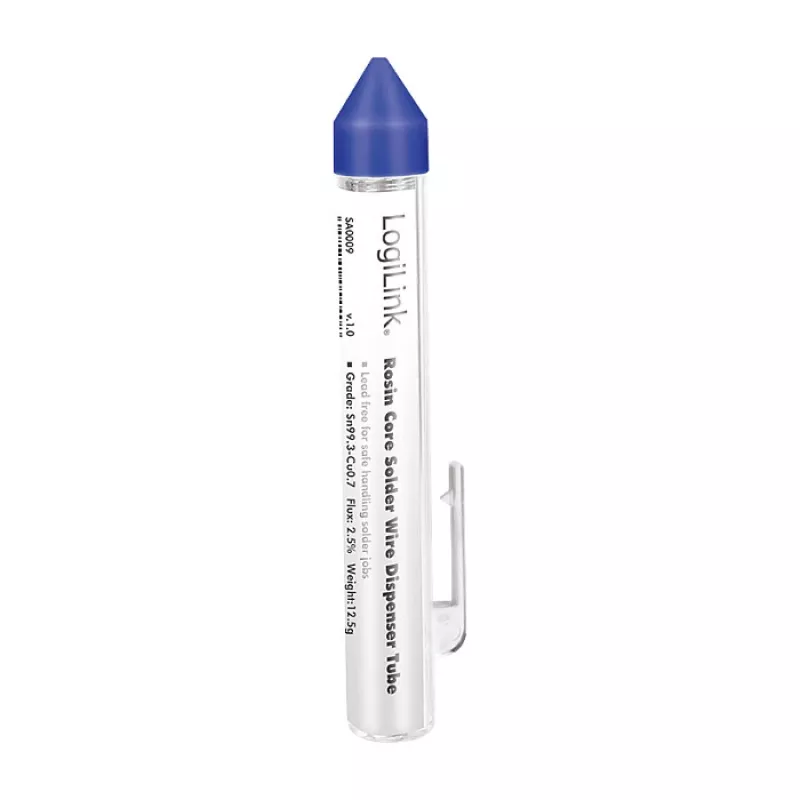 LogiLink lyijytön juotostina Sn99.3Cu0.7, 0,56 mm, 12,5 g annostelurasia