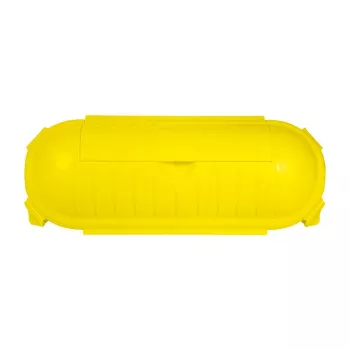 LogiLink LPS217 ulkokaapelin suojakotelo, IP44, keltainen