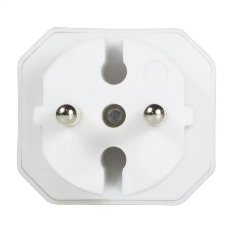LogiLink LPS218 euro-pistorasia-adapteri 2 pistorasialla, valkoinen