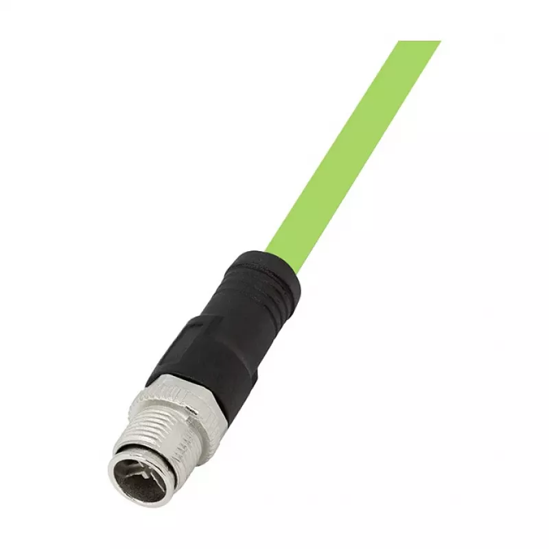 LogiLink M12 CAT6A teollisuus-patchkaapeli, PUR, M12 X-koodattu - RJ45, 1,5 m