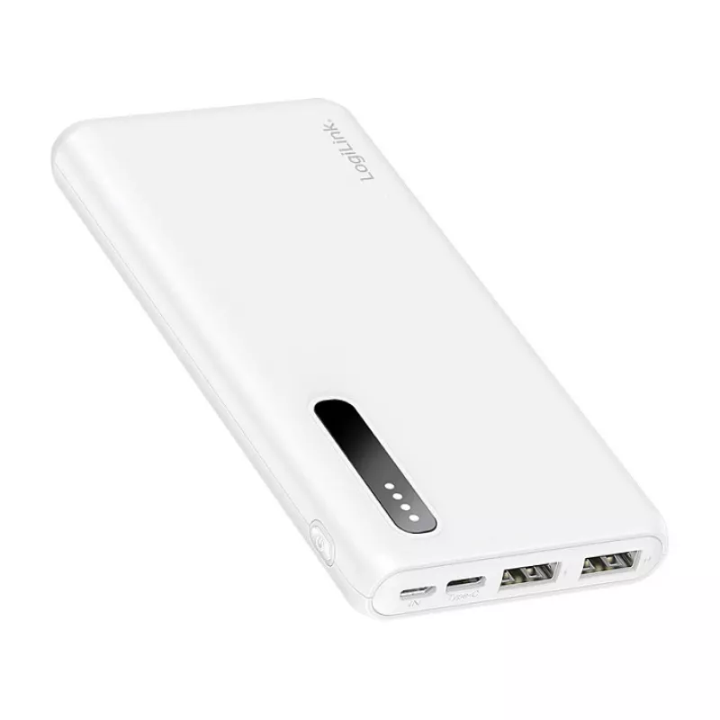Logilink mobiilivirtapankki, LiPo, 8000 mAh, valkoinen