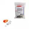 LogiLink modulaarinen liitin RJ45 Cat.6A STP Pass Through, 10 kpl:n pakkaus
