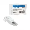 LogiLink modulaarinen liitin RJ45 Cat.6A, UTP, työkaluton, valkoinen