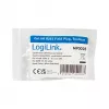 LogiLink modulaarinen liitin RJ45 Cat.6A, UTP, työkaluton, valkoinen