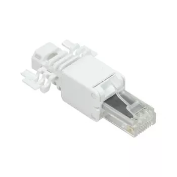 LogiLink modulaarinen liitin RJ45 Cat.6A, UTP, työkaluton, valkoinen