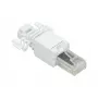 LogiLink modulaarinen liitin RJ45 Cat.6A, UTP, työkaluton, valkoinen