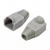 LogiLink modulaarinen RJ45-pistoke kaapelinsuojus 6.5mm harmaa, 50kpl