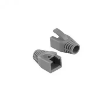 LogiLink MP0034 modulaarinen taittosuojaholkki Cat.6 RJ45 -modulaaripistokkeelle, 8,0 mm, harmaa, 10 kpl:n pakkaus
