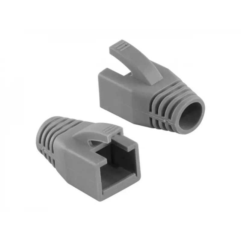 LogiLink MP0035 RJ45 vedonpoistoholkit, harmaa, 50 kpl:n pakkaus