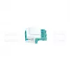 LogiLink NK0031 Keystone LC-Duplex monimuotokuitu OM3/OM4 -kuidunliitin, aqua