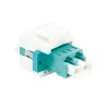 LogiLink NK0031 Keystone LC-Duplex monimuotokuitu OM3/OM4 -kuidunliitin, aqua