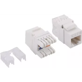 LogiLink NK4005 Cat.6 UTP RJ45 Keystone -liitin, valkoinen