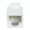 LogiLink NK4012W Cat.6 UTP Keystone-liitin, 2x RJ45, valkoinen