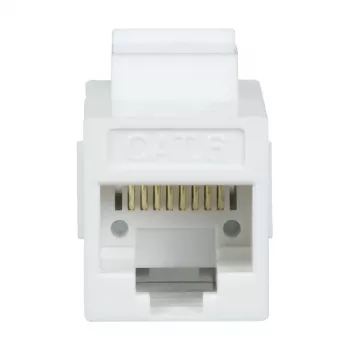 LogiLink NK4012W Cat.6 UTP Keystone-liitin, 2x RJ45, valkoinen