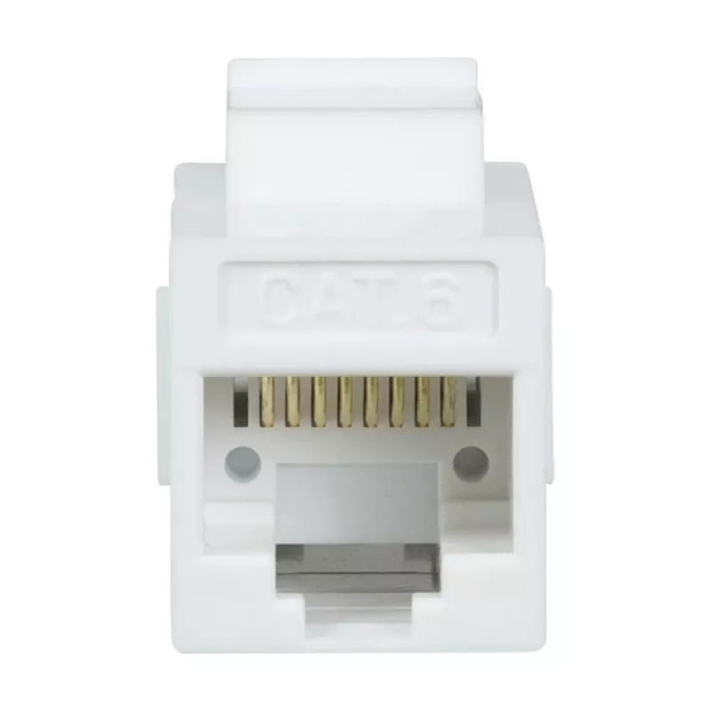 LogiLink NK4012W Cat.6 UTP Keystone-liitin, 2x RJ45, valkoinen