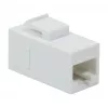 LogiLink NK4012W Cat.6 UTP Keystone-liitin, 2x RJ45, valkoinen