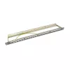 LogiLink NK4039 Keystone patch-paneeli, 24 porttia, 0,5HE, suojattu, harmaa - 19 tuuman rack-asennus