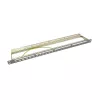 LogiLink NK4039 Keystone patch-paneeli, 24 porttia, 0,5HE, suojattu, harmaa - 19 tuuman rack-asennus