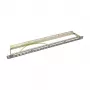 LogiLink NK4039 Keystone patch-paneeli, 24 porttia, 0,5HE, suojattu, harmaa - 19 tuuman rack-asennus