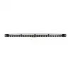 LogiLink NK4040 24-porttinen suojattu Keystone-patch-paneeli, 0,5U, musta