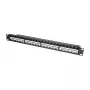 LogiLink NK4045 Keystone-patch-paneeli 1U 48 porttia suojaamaton musta
