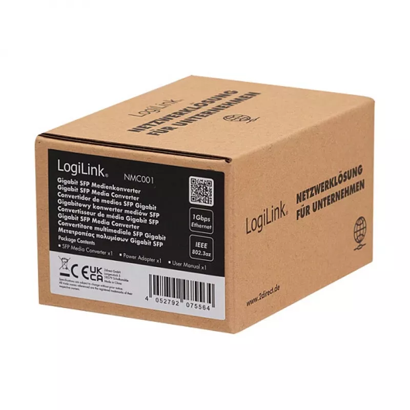 Logilink NMC001 gigabit-mediakonvertteri RJ45 - SFP