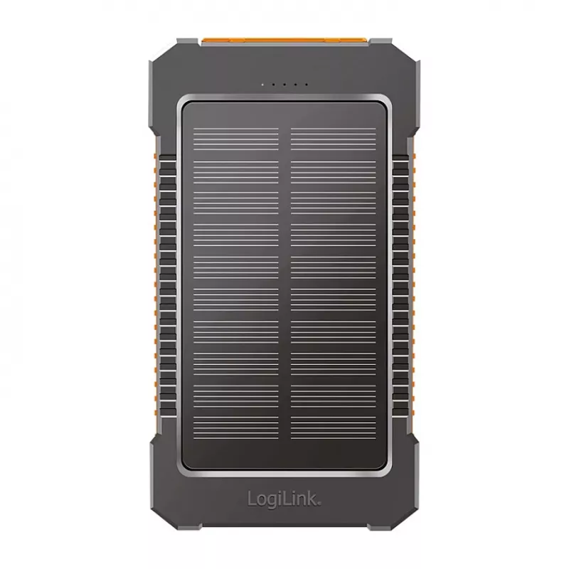 LogiLink PA0321 aurinko varavirtalähde 6000 mAh USB-C, IP65, musta