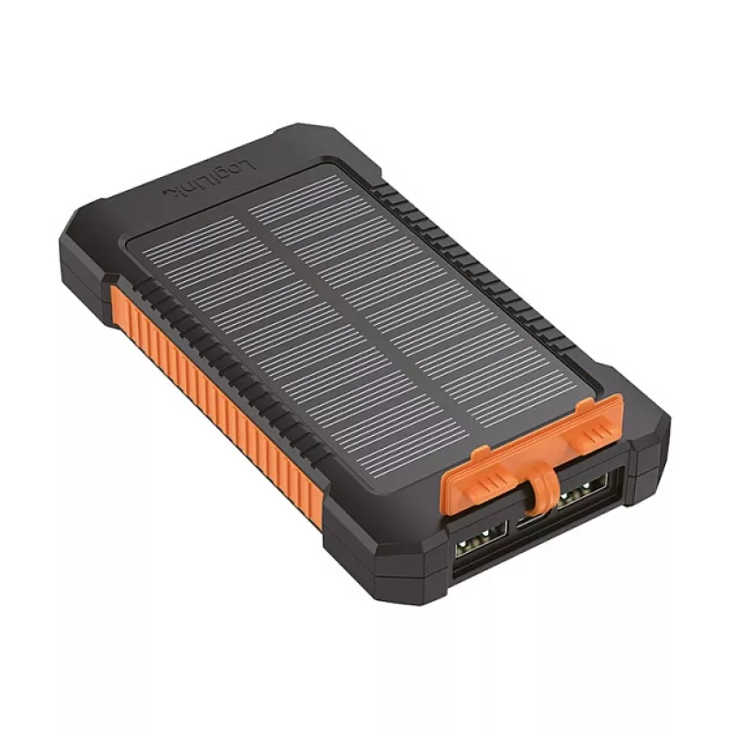 LogiLink PA0321 aurinko varavirtalähde 6000 mAh USB-C, IP65, musta