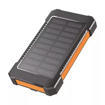 LogiLink PA0321 aurinko varavirtalähde 6000 mAh USB-C, IP65, musta