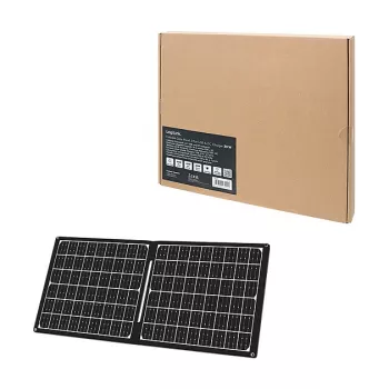 LOGILINK PA0341 taittuva aurinkopaneeli - 30W, USB-C & USB-A & DC-lähtö, monokristallinen, IPX4 roiskevesisuojattu