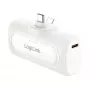 LogiLink PA0349W varavirtalähde 5000 mAh, LiPo, sisäänrakennettu taitettava USB-C-liitin ja USB-C-liitäntä, valkoinen
