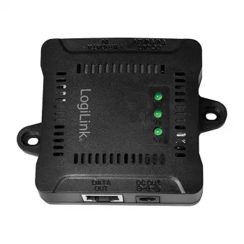 LogiLink POE005 PoE-splitteri, 1-portti gigabit, 24W max, 5/9/12V DC-lähtö
