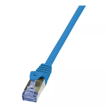 LogiLink PrimeLine Cat.6A S/FTP patch-kaapeli, 0,25 m, sininen