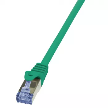 LogiLink PrimeLine Cat6a 10G S/FTP PIMF RJ45 patch-kaapeli 0,5 m vihreä LSZH (CQ3025S)