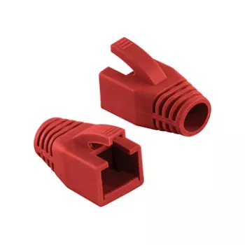 LogiLink Professional Modular RJ45 plug cable boot 8 mm punainen – 50 kpl