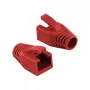 LogiLink Professional Modular RJ45 plug cable boot 8 mm punainen – 50 kpl