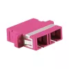 LogiLink SC Duplex OM4 monimuotokuituadapteri laipalla, violetti