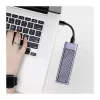 LogiLink UA0435 USB 3.2 Gen 2x2 SSD-kotelo, M.2 NVMe/SATA, USB-C, 20 Gbps, harmaa