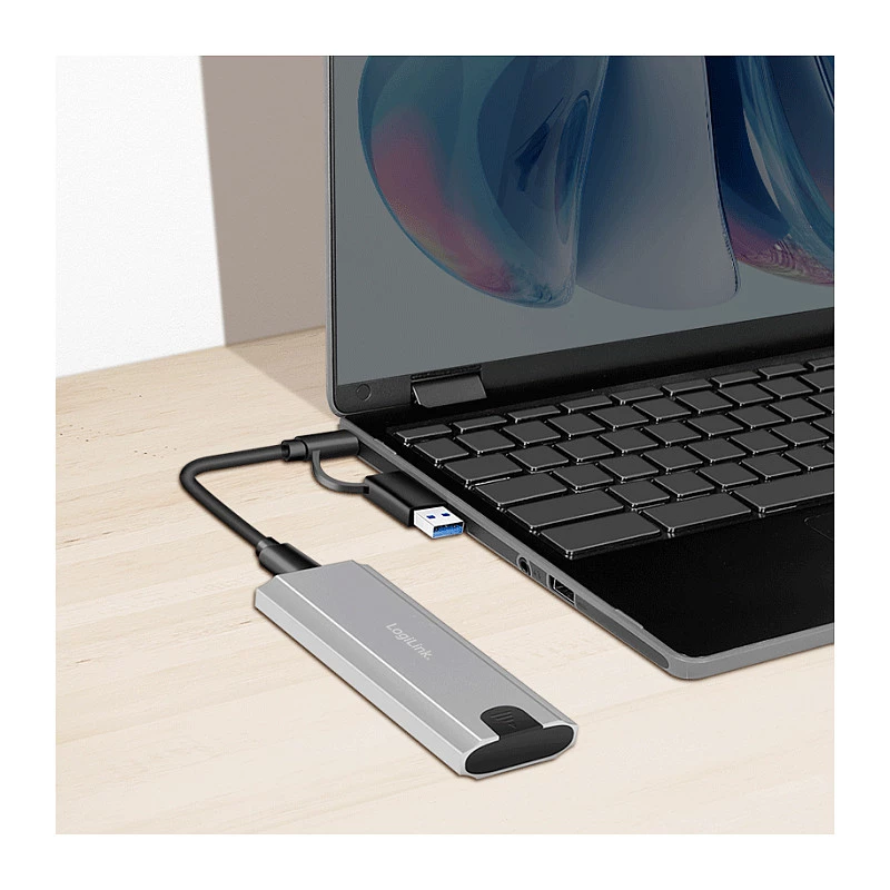 LogiLink UA0439 USB 3.2 Gen 2 SSD-kotelo USB-C - PCIe NVMe