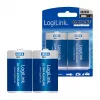LogiLink Ultra Power alkaliparisto D LR20 2 kpl:n pakkaus blister