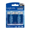 LogiLink Ultra Power alkaliparisto D LR20 2 kpl:n pakkaus blister