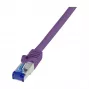 LogiLink Ultraflex Cat.6A S/FTP patch-kaapeli RJ-45 (M/M) – violetti 5 m – C6A079S