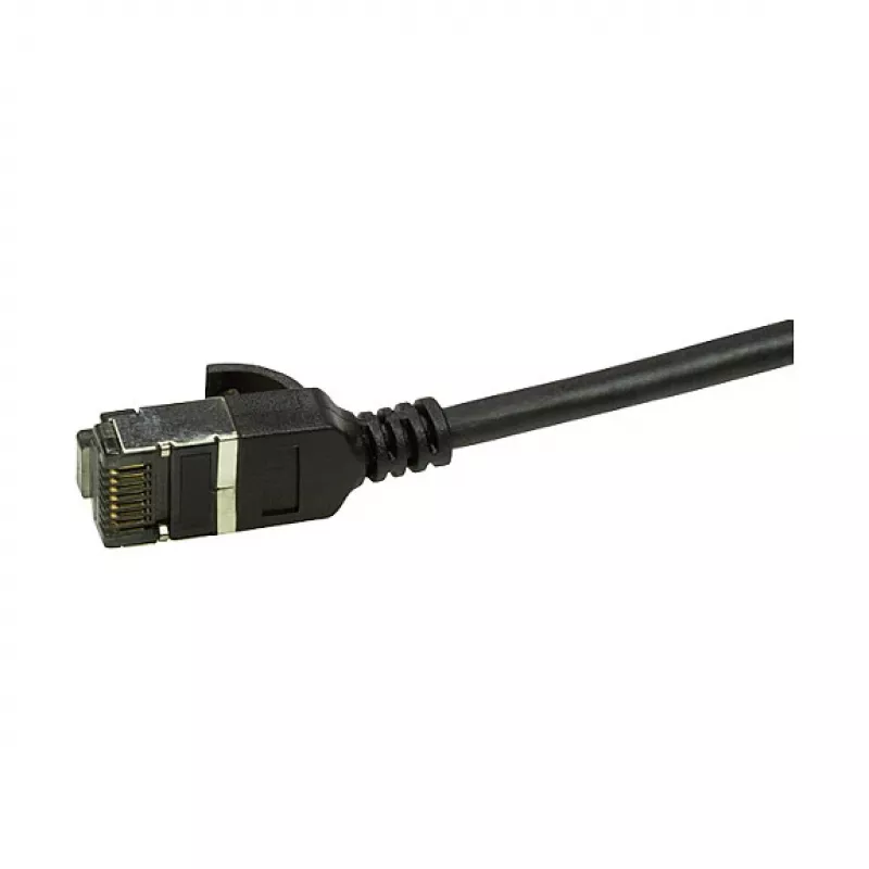 LogiLink Ultraflex SlimLine Cat6a S/FTP patchkaapeli, 2m, musta (CQ9053S)