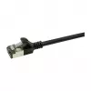 LogiLink Ultraflex SlimLine Cat6a S/FTP patchkaapeli, 2m, musta (CQ9053S)