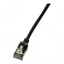 LogiLink Ultraflex SlimLine Cat6a S/FTP patchkaapeli, 2m, musta (CQ9053S)