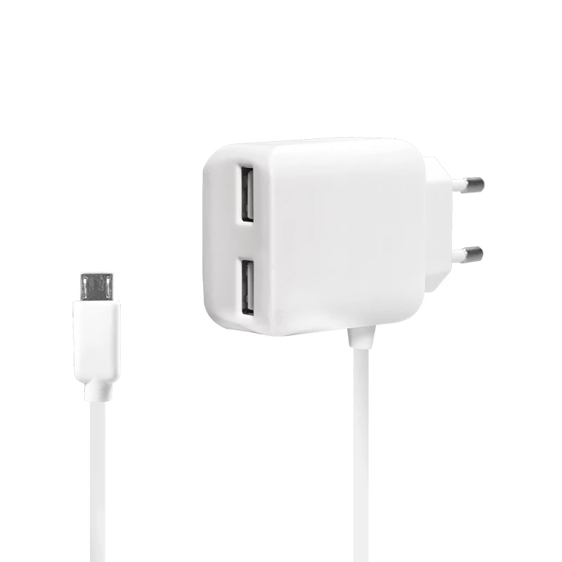 LogiLink Universal Wall USB -laturi - virtalähde - 2,1 A - 2 lähtöliitäntää (USB)