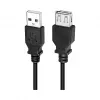 LogiLink CU0011B USB 2.0 -jatkojohto, USB-A uros USB-A naaras, musta, 3 m