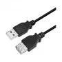 LogiLink CU0011B USB 2.0 -jatkojohto, USB-A uros USB-A naaras, musta, 3 m